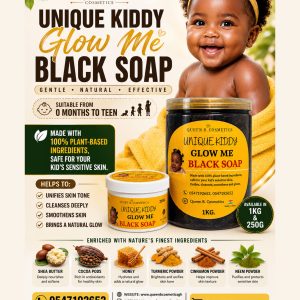 Unique Kiddy Glow Me Black Soap -Small